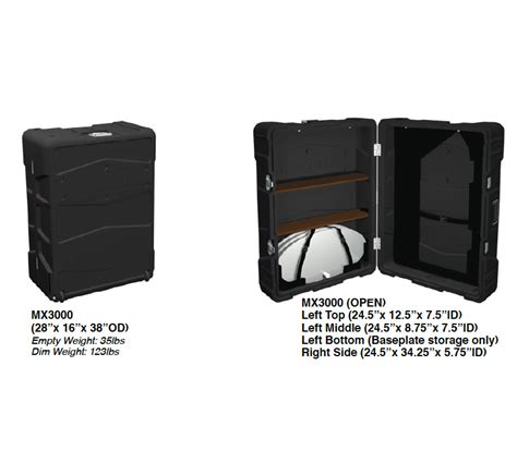 Radiant Po B X Portable X Backlit Display W Storage Closet