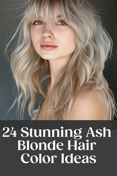 24 Stunning Ash Blonde Hair Color Ideas In 2024 Ash Blonde Hair