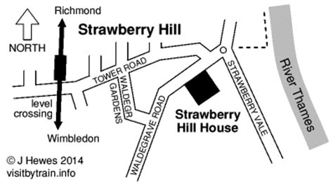 Strawberry Hill | Visit by Train, a station by station guide to UK tourist attractions