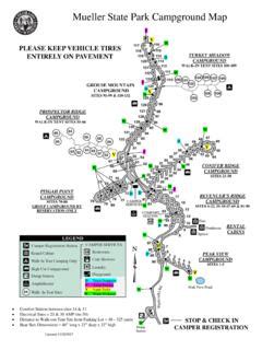 Mueller State Park Campsite Map