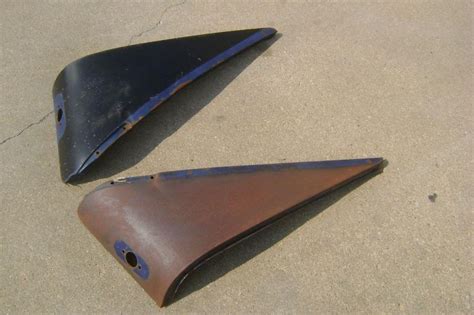 Sell 1946 46 Ford FRONT FENDER EXTENSIONS SOLID PAIR In Great Bend