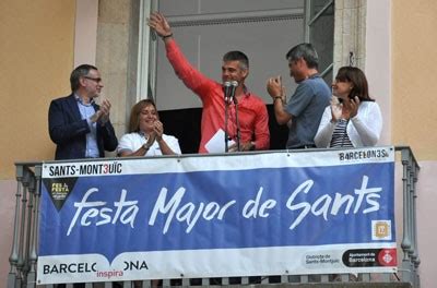 El Preg Denric Masip Marca Linici De La Festa Major De Sants Erc