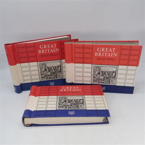 Three Stanley Gibbons Stamp Albums To Include Mint Stamps From 1937