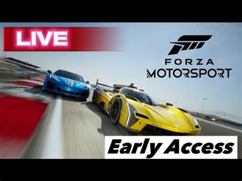 Forza Motorsport Gameplay Early Access Live On Stream