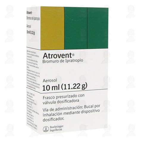 Atrovent Suspensión Aerosol 10 ml 11 22gr