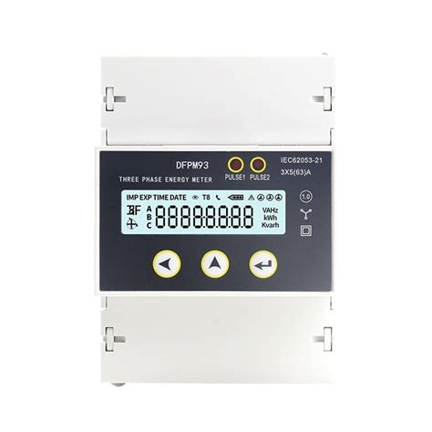 Buy Lxxiulirzeu Energy Meter Ac Phase Rail Smart Energy Meter Reading