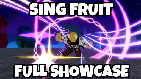 Unlocked All Sound Fruit Skills Showcase Blox Fruits Youtube