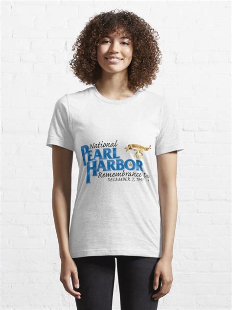 Pearl Harbor Remembrance Day 75th Anniversary Logo T Shirt For Sale