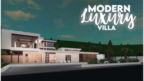 Bloxburg Modern Luxury Villa Tour Youtube