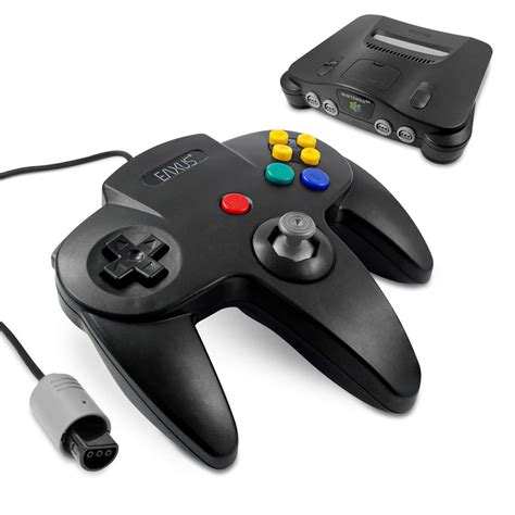 EAXUS® N64 Controller SCHWARZ | Nintendo 64🌟Gamepad + Analogstick ...