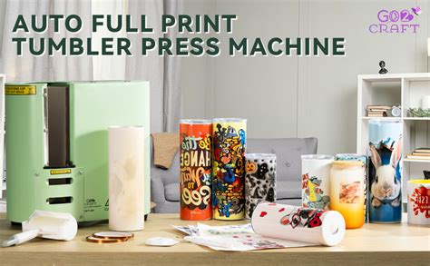 Amazon Go Craft Auto Seamless Tumbler Heat Press Machine For Full