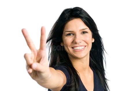 Mujer Latina Joven Feliz Foto De Archivo Imagen De Ocasional