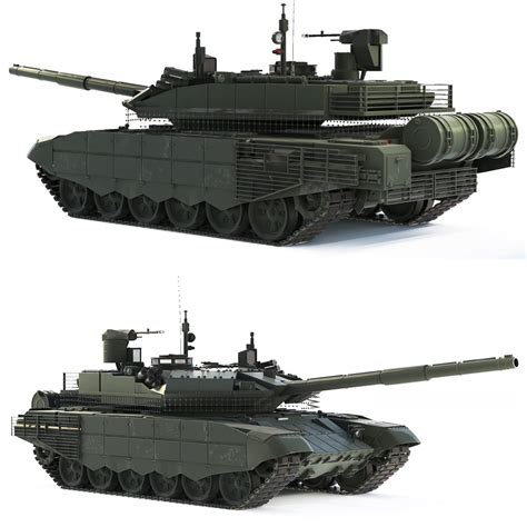 Tank T 90m 2020 3d Model For Vray