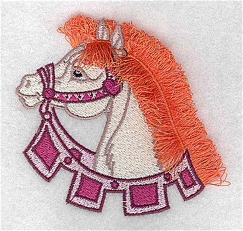 Pretty Fringe Horse Machine Embroidery Design Embroidery Library At