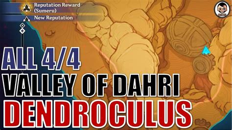 All Dendroculus Of Valley Of Dahri Genshin Impact Youtube