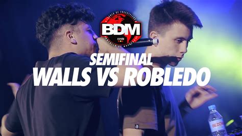 Walls Vs Robledo Semifinal Bdm Murcia 2017 Youtube