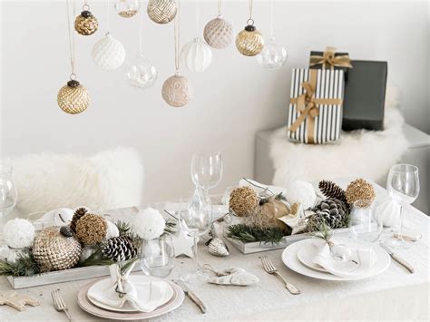 16 Tips de cómo decorar la mesa para la cena de navidad Manualidades eli