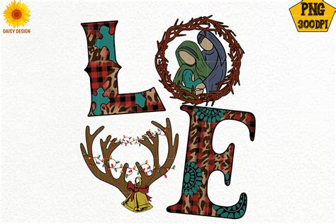 Love Christmas Sublimation Graphic By Daisydesign · Creative Fabrica