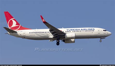 TC JHU Turkish Airlines Boeing 737 8F2 WL Photo By Mehmed Bekir Cakmak