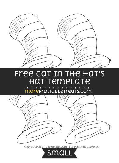 Cat In The Hats Hat Template Small Hat Template Dr Seuss Classroom