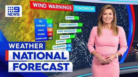 Australia Weather Update Strong Wind Warnings Frost Patches 9 News Australia Youtube