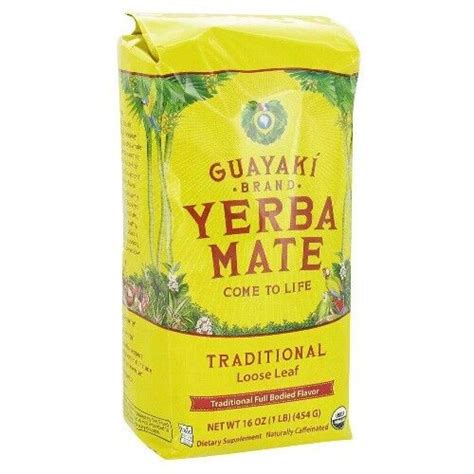 Guayaki Organic Loose Yerba Mate Traditional 16 Oz For Sale Online Ebay