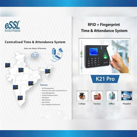 Essl K Biometric Access Control And Time Attendance System