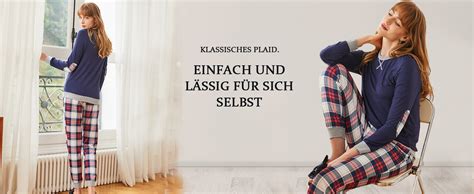 Ekouaer Damen Schlafanzug Lang Zweiteiliger Pyjama Set Rundhals