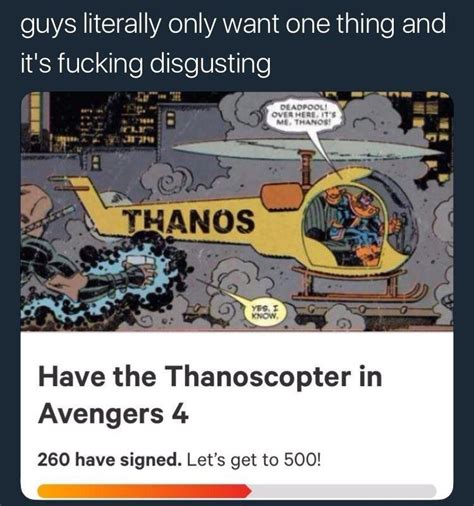 The thanos copter must be in the new avengers : r/inthesoulstone