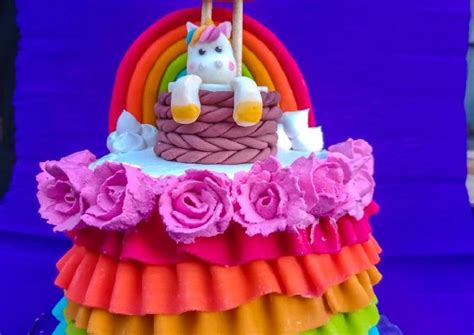 Arriba Imagen Pastel Decoracion Arcoiris Abzlocal Mx