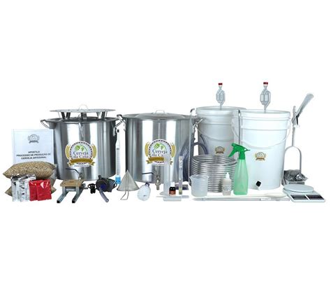 Cerveja da Casa Kit Cervejeiro Completo p Produção de 40L de Cerveja