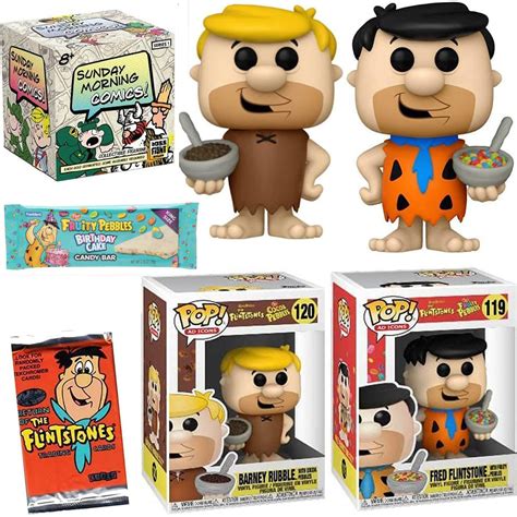 Buy Barney Fred Pop Ad Icons Cartoon Morning The Flintstones Figure