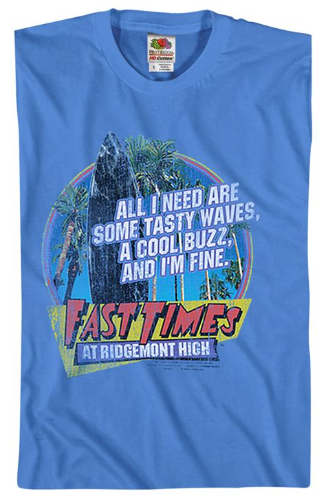 Tasty Waves Fast Times At Ridgemont High Mens T Shirt