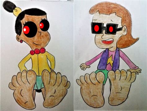 Jackieexe And Inezexe Barefoot By Rbowen68 On Deviantart