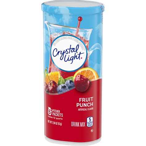 Crystal Light Fruit Punch Artificially Flavored Powdered Drink Mix