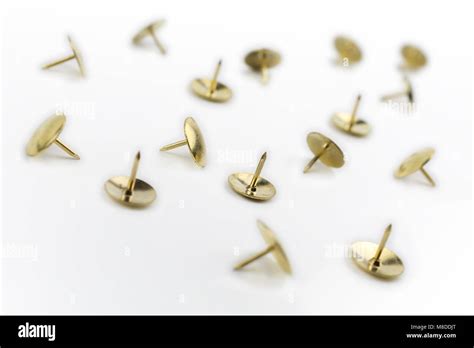 Gold Thumbtacks Hi Res Stock Photography And Images Alamy