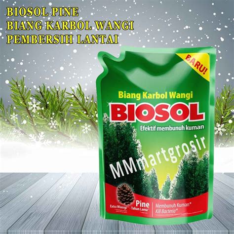 Jual Biosol Pine Biang Karbol Pembersih Lantai Karbol Wangi Ml