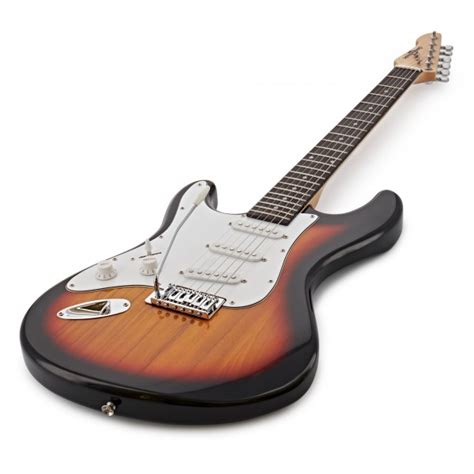 La Left Handed Electric Guitar By Gear4music Sunburst 2023 Edition At Gear4music