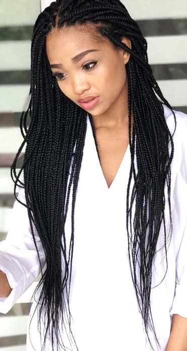 23 Best Long Box Braids Hairstyles and Ideas – StayGlam