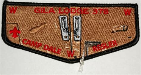 New Oa Gila Lodge Bsa Yucca Council Tx Camp Dell Resler Flap Very