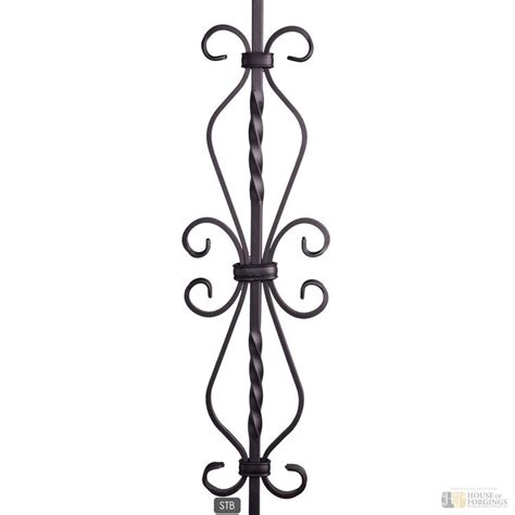 Iron Wood Connection Scroll Series Iron Balusters Wrought Iron Wrought