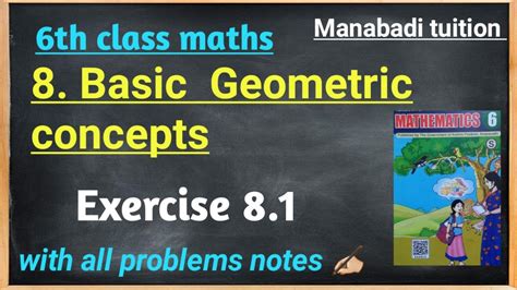 6th Class Maths Chapter 8 Basic Geometric Concepts Exercise 8 1 With Notes Manabadi Tuition