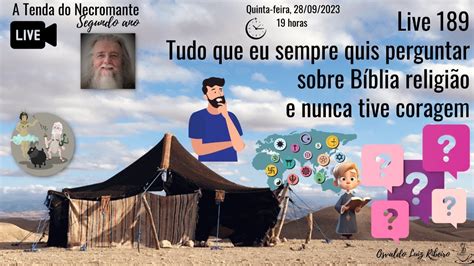 Live 189 Tudo que eu sempre quis perguntar sobre Bíblia religião e