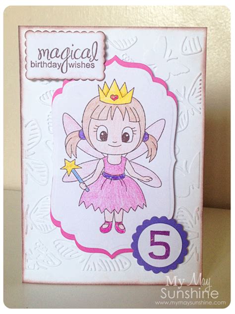 Magical Birthday Wishes Fairy Card My May Sunshine