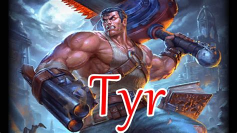 Smite Tyr Jungle Tyr Bruiser Damage Build ~ The Day The Glory Died Youtube