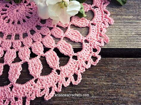 Ravelry Floral Petals Doily Pattern By Kristines Crochets