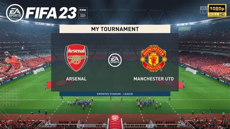 Fifa 23 Arsenal Vs Manchester United Ft Gabriel Jesus Vs Rashford Fifa Cup 2324