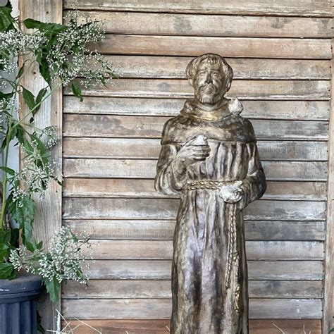 St Francis Of Assisi Garden Statues Etsy