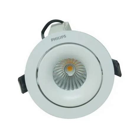 Cool White Round Watt Philips Led Spot Light Rs Piece Light