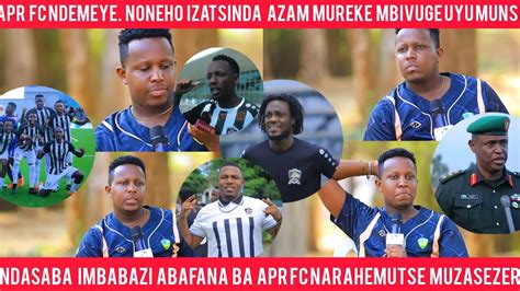 Vid Simbigarukaho Avuze Ko Apr Fc Uko Byagenda Kose Izatsinda